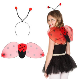 Set Ladybug (tiare et ailes) 
