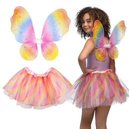 Set Fée Arc-en-ciel (ailes...