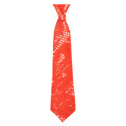 Cravate Spangles rouge (40...
