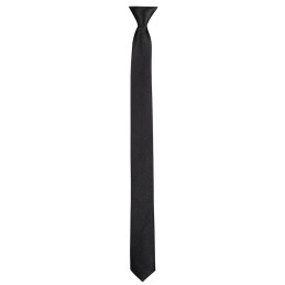 Cravate Shiny noir (50 cm) 