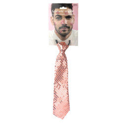 Cravate sequin ROSEGOLD 