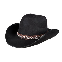 Chapeau Cowboy junior - Noir 