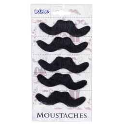 Set 6 moustaches mexicains 