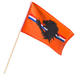 Polyester zwaaivlag Leeuw...