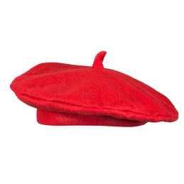 Béret Feutrine rouge