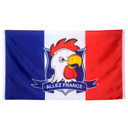 Drapeau polyester ALLEZ...