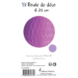 Boule alvéolée Mauve...
