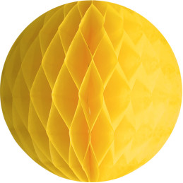 3 Boules alvéolées jaune...