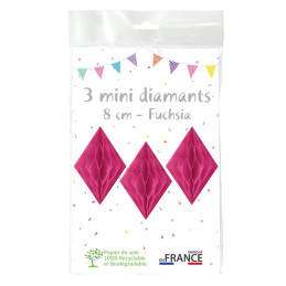 3 minis diamants 8 cm...