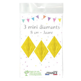 3 minis diamants 8 cm...