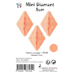 3 minis diamants 8 cm...