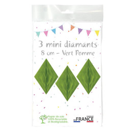 3 minis diamants 8 cm...