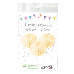 3 mini rosace alvéolées 8cm...