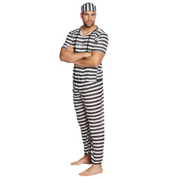 Costume adulte Prisonier M/L 