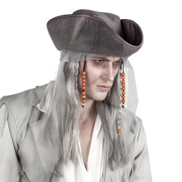 Perruque Ghost pirate avec...