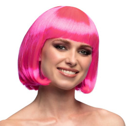 Perruque Cabaret - Rose vif 