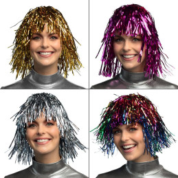 Perruque lamée couleurs...