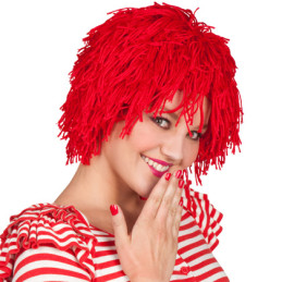Perruque fuzz rouge...