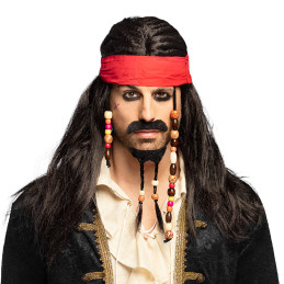 Perruque Tobias avec bandana 