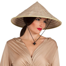 Chapeau en paille Oriental 
