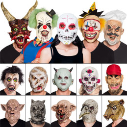 Masque tête latex...
