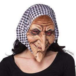 Masque latex Sorciere avec...
