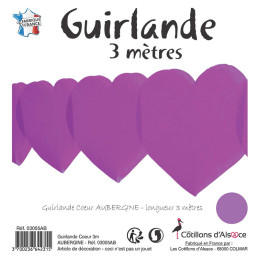 Guirlande coeurs 3 m -...