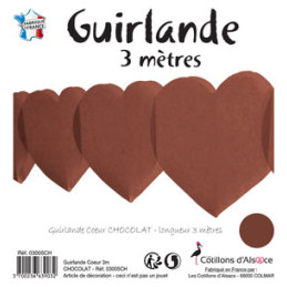 Guirlande de guirlandes de coeurs de la Saint-Valentin de 2 mètres