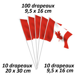 Sachet drapeaux nation Canada 