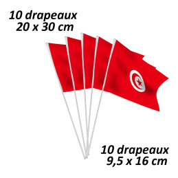 Sachet drapeaux Tunisie 