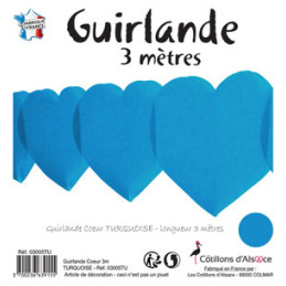 Guirlande coeurs 3 m -...