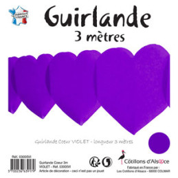 Guirlande coeurs 3 m -...