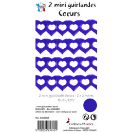 2 mini guirlands coeurs 2 m...