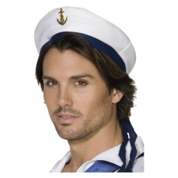 Chapeau de marin, blanc,...