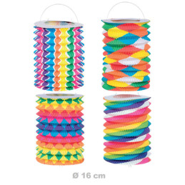 Lampion cylindrique 16 cm...
