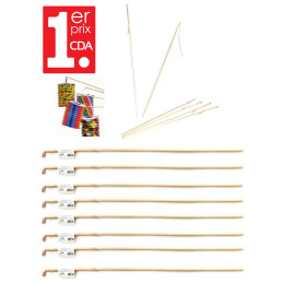 Porte lampion bambou 50 cm 
