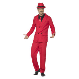 Costume zazou Rouge -...