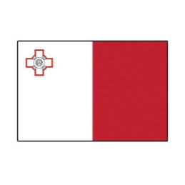 Sachet   10 drapeaux 9,5 x 16cm nation  Malte en papier