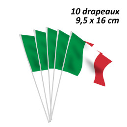 Sachet 10 drapeaux papier...