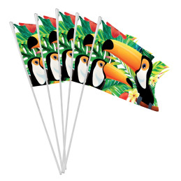 Sachet de 10 drapeaux 9.5 x...