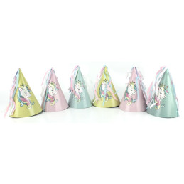 6 Chapeaux LICORNE avec...