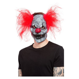 Masque clown foncé, latex,...