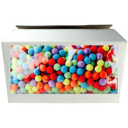 Deco de table Boite Cotillons 10 Personnes Happy color Multicolore