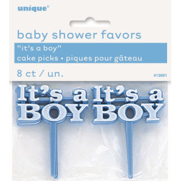 8  pics bleus pour gâteau...