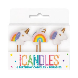 6 Bougies Licorne et...