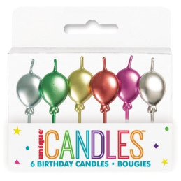 6 Bougies en forme de...