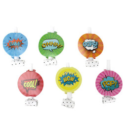 6 sans-gênes POP assortis...