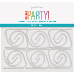 24 clips transparent pour...