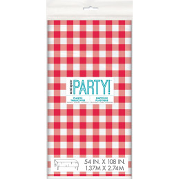 Nappe PE 137 x 274 cm VICHY...