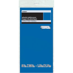 Nappe PE 137 x 274 cm Bleu...